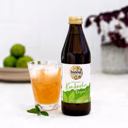 Biona Organic Kombucha Original 330ml, Pack of 6 Bottles - Certified Organic Brewed Tea Herbal Extract & Kombucha Cultures - Suitable for Vegans