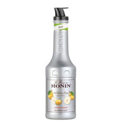 MONIN Pear Williams Fruit Mix Puree 1L for Cocktails Smoothies & Mocktails Allergen-Free 100% Natural Flavours & 2-in-1 Pear Puree & Sugar Syrup
