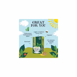 Clipper Organic Pure Green Tea (Pack of 6) & Organic Lemon & Ginger Tea Bags, 6 x 20 Teabags