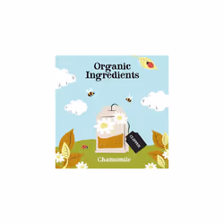 Clipper Organic Pure Green Tea (Pack of 6) & Organic Infusion Chamomile 20 Tea Bags (Pack of 6)