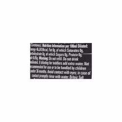 Robinsons SQUASH'D, No Added Sugar, Real Fruit, Orange, Makes 20 Drinks Per Pack, 6 Packs