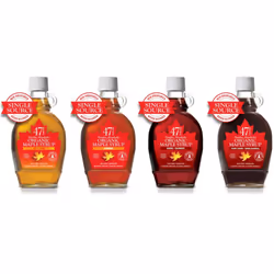 47? North Quadriga 4x Single Source Organic Grade A Maple Syrup, Golden, Amber, Dark & Very Dark 4x250g To enjoy the full ran ...