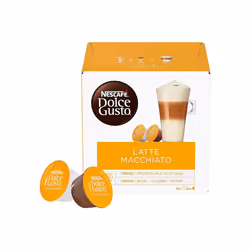 NESCAFÃ Dolce Gusto Latte Macchiato Coffee Pods - total of 48 Latte Macchiato Coffee Pods - Milky Coffee (3 Packs)