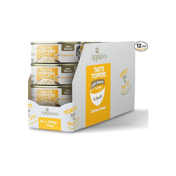 Applaws 100% Natural Wet Dog Food Tins, Chicken Breast with Rice in Broth, 156g (Pack of 12)