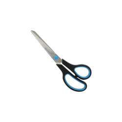 Westcott 8 inch Easy Grip Soft Grip Scissor - Black/Blue - and other styles