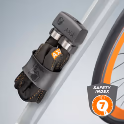 Axa Foldable 600 Bike Folding Lock - Grey, 950 mm x 6.5 mm
