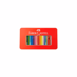 Faber-Castell - Hexagonal Colour pencils tin of 60 (115894)