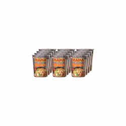 Mama Instant Cup Noodle with Shrimp Tom Yum Flavor 70 g - Pack of 12