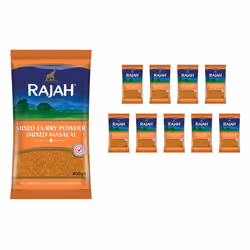 Rajah Spices Mixed Curry Powder | Masala | Curry Powder | (400g (Pack of 10))