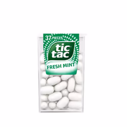 Tic Tac Classic Fresh Mints Sweets, Travel Essentials, Party Bag Fillers, On the Go Refreshment, Bulk Box of 24 x 18g Packs