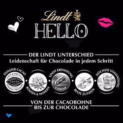 Lindt Hello Milk Chocolate Strawberry Cheesecake Chocolate Bar, 100g (Pack of 4)