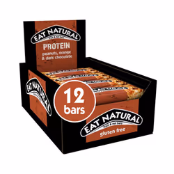 Eat Natural Protein Peanuts, Orange & Dark Chocolate Fruit & Nut Bars 12 x 40g