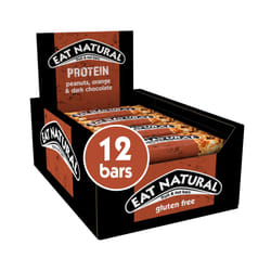 Eat Natural Protein Peanuts, Orange & Dark Chocolate Fruit & Nut Bars 12 x 40g
