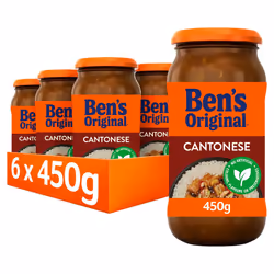 Ben's Original Cantonese Sauce Stir Fry Sauce Jar, Bulk Multipack 6 x 450g