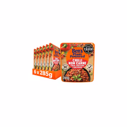 Ben?s Original Plant Powered Bean Chilli Non Carne, Bulk Multipack 6 x 285 g pouches