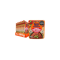 Ben?s Original Plant Powered Bean Chilli Non Carne, Bulk Multipack 6 x 285 g pouches