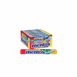 Mentos Party Sweets - Rainbow Chewy Sweets (Pack of 40 Rolls)