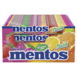 Mentos Fruit Flavoured Soft Chews, Party Sweets With Natural Colours, Suitable for Vegetarians - 40 Rolls