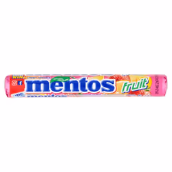 Mentos Fruit Flavoured Soft Chews, Party Sweets With Natural Colours, Suitable for Vegetarians - 40 Rolls