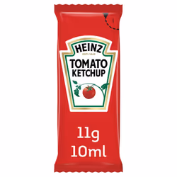 Heinz Tomato Ketchup, 10 ml (Pack of 200)