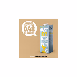 Oatly "No" Sugars Oat Drink 1 Litre (Pack of 6)