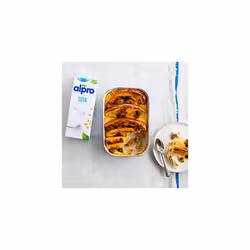 Alpro Soya Plant-Based Long Life Drink, Vegan & Dairy Free, 1L (Pack of 8) & Oat Plant-Based Long Life Drink, Vegan & Dairy Free, 1L (Pack of 8)