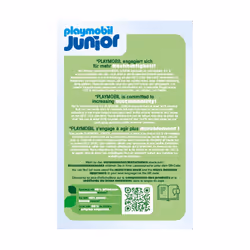 Playmobil 71656 JUNIOR: Farm Adventure with Tractor, Trailer and Animal Friends, educational toy, made from over 90% plant-based plastics, fun playset