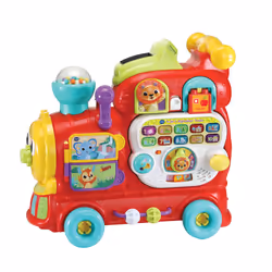 VTech Baby 4-in-1 Alphabet Train, Baby Walker with Lights, Sounds and Songs, Educational Toys Teaches Animals, Colours, Numbers and More, Preschool Le
