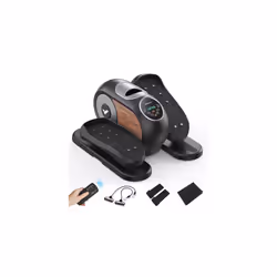 MERACH Under Desk Elliptical Machine for Home, Electric Elliptical Machine for Seniors with 12 Adjustable Speed, Quiet & Port ...