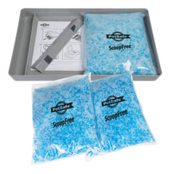 PetSafe ScoopFree Reusable Cat Litter Tray with Non Clumping Crystal Cat Litter + 2 additional Crystal Litter packs Bundle, Compatible with all ScoopF