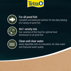 Tetra Multi Mix Pond Fish Food Variety 1.9kg - biologically balanced for mixed fish stock