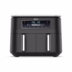 Ninja Foodi Dual Zone Digital Air Fryer, 2 Drawers, 7.6L, 6-in-1, Uses No Oil, Air Fry, Max Crisp, Roast, Bake, Reheat, Dehyd ...