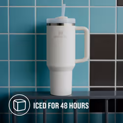 Stanley Quencher H2.0 Flowstate Tumbler 1.2L - Cold For 11 Hours - Iced For 48 Hours - Metal Water Bottle With Straw, Handle And Lid - Dishwasher Safe