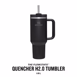 Stanley Quencher H2.0 Flowstate Tumbler 1.2L - Cold For 11 Hours - Iced For 48 Hours - Metal Water Bottle With Straw, Handle And Lid - Dishwasher Safe