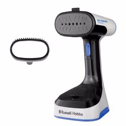Russell Hobbs Handheld Clothes Steamer [powerful 1500W, Foldable & antibacterial] Steam Genie Easy Store (Sanitises, heats up ...