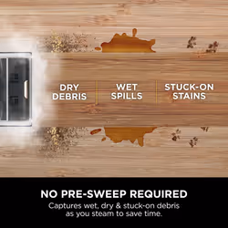 Shark SteamPickUp 3-in-1 Steam Mop for Hard Floors, Chemical-Free Cleaning, Cleans & Separates Wet & Dry Debris, 420ml Capacity, Inc. Extra Brush-roll