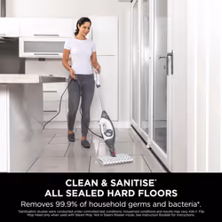 Shark Floor & Handheld Steam Cleaner, Steam Mop for Hard Floors with Klik n' Flip, Clean Tiles, Surfaces, Taps & Glass with Lift-Away, Garment Steamer