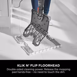 Shark Automatic Klik n' Flip Steam Mop for Hard Floors with Intelligent Steam Control, Steam Blaster, 2 Machine Washable Cleaning Pads & Fill Flask, 3