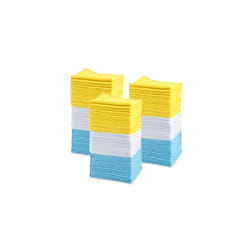 Amazon Basics Microfibre Cleaning Cloth, Pack of 144, Multi, 41 cm x 30 cm