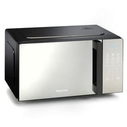 Hisense 700 Watts 20 Litre Black Digital Solo Microwave Oven With 800W Grill H20MOMBS4HGUK Automatic Defrost, 9 Auto Cook Menus, Clock & Timer, Easy C