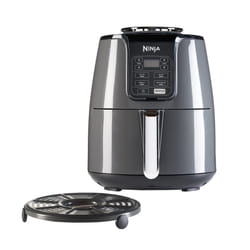 Ninja Air Fryer, 3.8L, 4-in-1, Uses No Oil, Air Fry, Roast, Reheat, Dehydrate, Non-Stick, Dishwasher Safe Basket, Cooks 2-4 Portions, Digital, Grey &