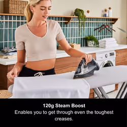 Morphy Richards Gold Crystal Clear Steam Iron - 35g Steam Output - 120g Steam Boost - 300302