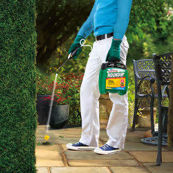 Roundup Fast Action Weedkiller Pump 'N Go Ready To Use Spray, 5 Litre & Tough Weedkiller, Spray, 1 Litre
