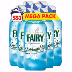 Fairy Outdoorable Fabric Conditioner, 552 Washes (8x69), Ultra Concentrated Formula For Sensitive Skin, Dermatologically Test ...