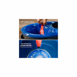 Vileda RinseClean Spin Mop System, Separates clean and dirty water, Effortless wringing, Microfibre mop and bucket set