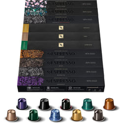 Nespresso Original Coffee Pods, 100 mix pack - 10 Ristretto, 10 Arpeggio, 10 Roma, 10 Cosi, 10 Volluto capsules and more for Nespresso machines. Make