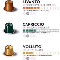 Nespresso Original Coffee Pods, 100 mix pack - 10 Ristretto, 10 Arpeggio, 10 Roma, 10 Cosi, 10 Volluto capsules and more for Nespresso machines. Make