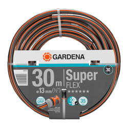 Gardena Premium Superflex Hose, 13 mm (1/2 inch), 30 m: Garden Hose with Power Grip Profile, 35 bar Burst Pressure, Highly Flexible, Keeps its Shape,