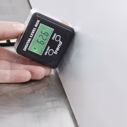 Trend DLB Digital Level Box, Black & C Corner Wood Chisel for Square Hinge and Lock Face Fitting, Black, 70mm