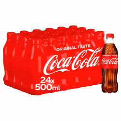 Coca Cola Classic PET Cola 500 ml (Pack of 24)